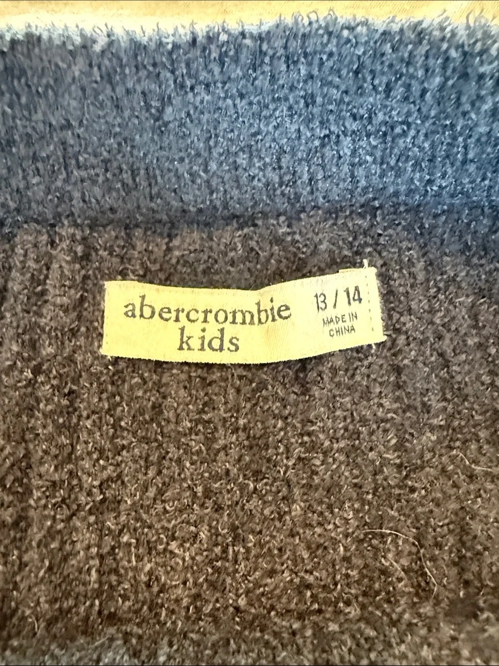abercrombie kids Black Ribbed A-Line Knit Skirt